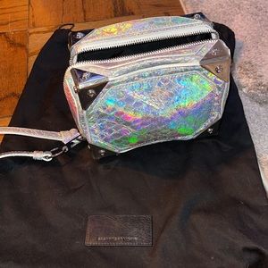 Alexander Wang Metallic clutch/wristlet